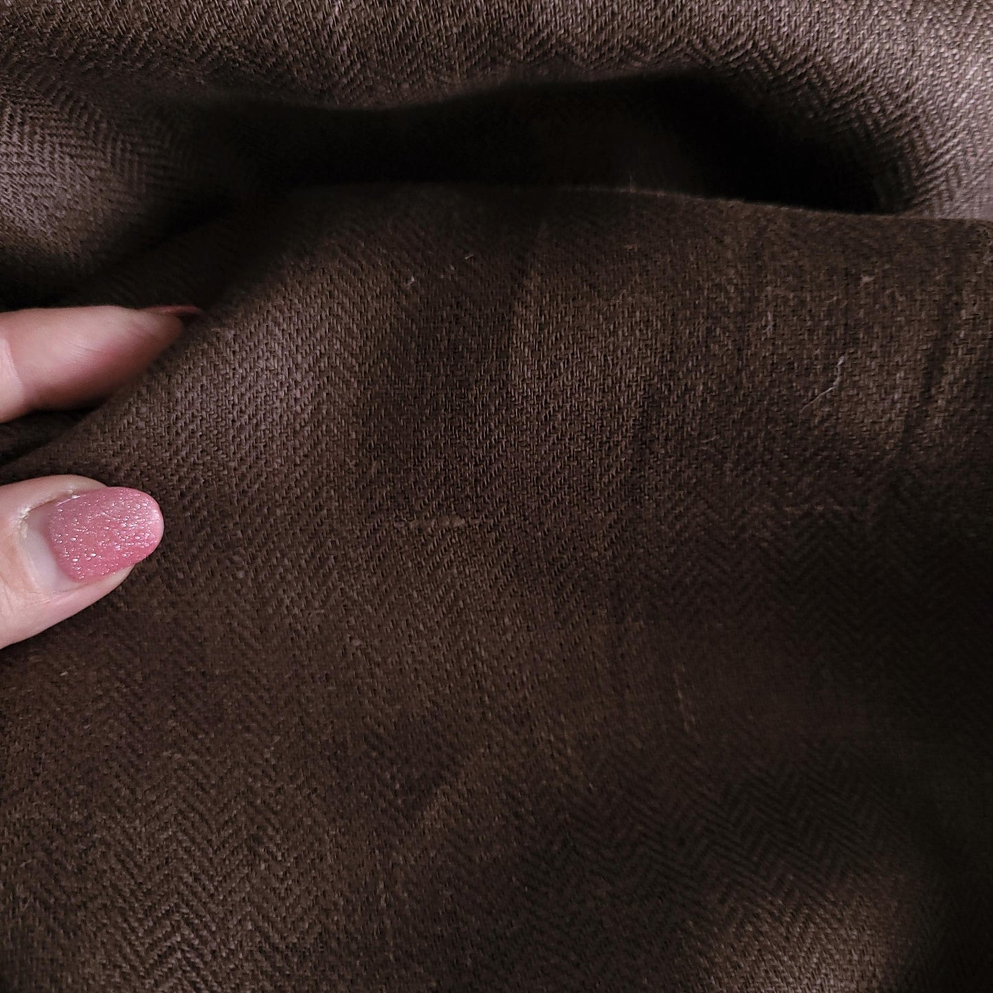 Herringbone - chocolate brown - 794H