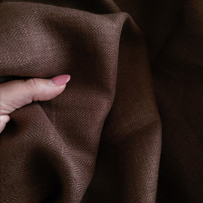 Herringbone - chocolate brown - 794H