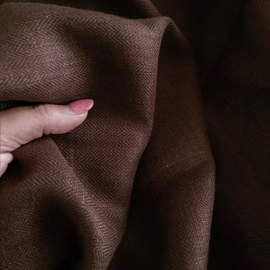 Herringbone - chocolate brown - 794H