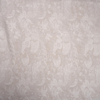 Natur Jacquard linen fabric - 9930