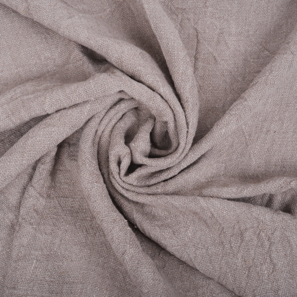 WIDE - Extra heavy - natur linen fabric - washed - 9938W