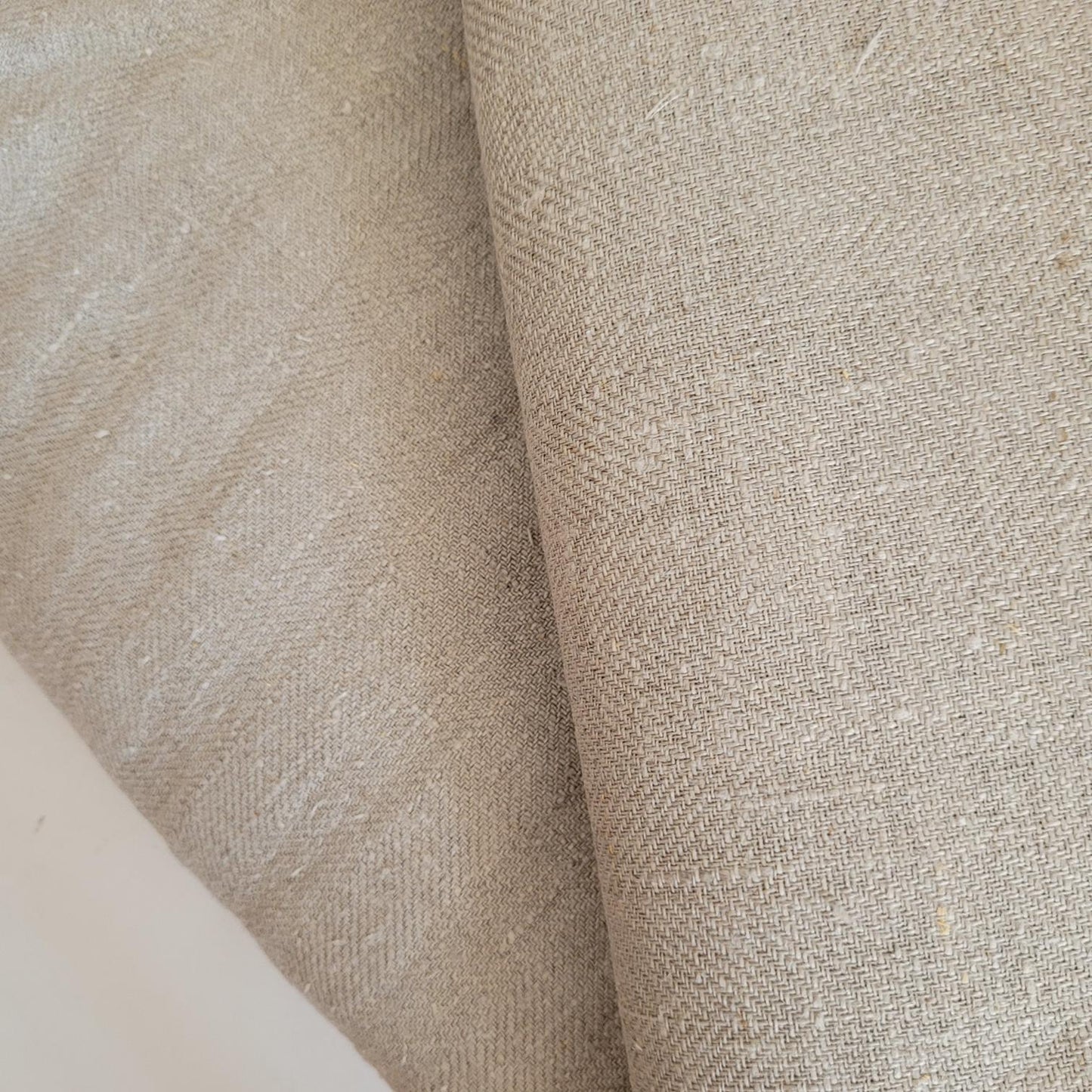 Natural - Broken twill - linen fabric - regular - 790H