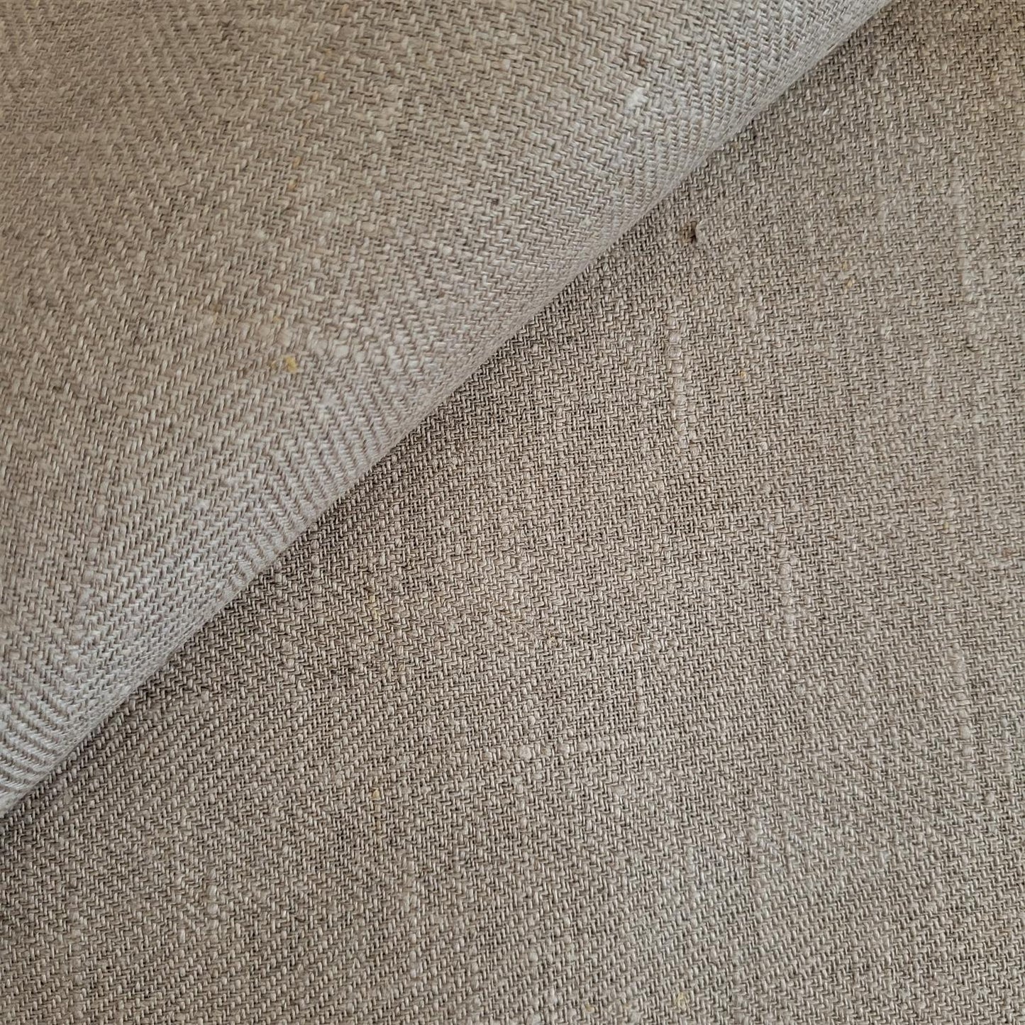 Natural - Broken twill - linen fabric - regular - 790H