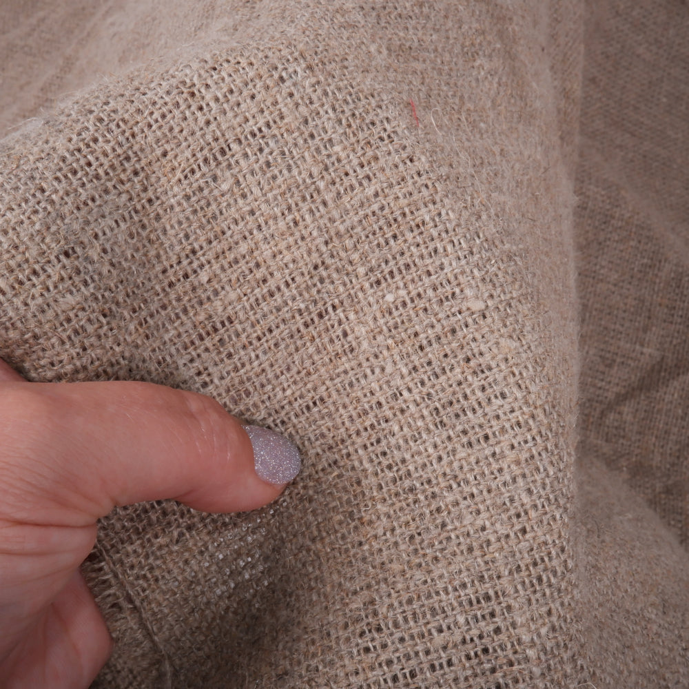 ASAKA - Extra heavy linen fabric- rough natur - regular - 538R