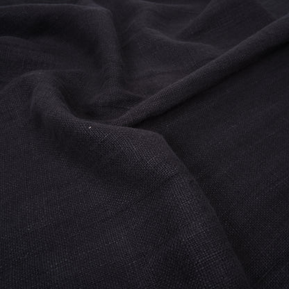 ASAKA - Extra heavy - Black linen fabric - prewashed - 9940W
