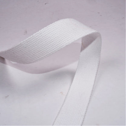 SARA Heavy Duty Woven Webbing Tape - Trim - White - 1952G