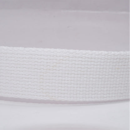 SARA Heavy Duty Woven Webbing Tape - Trim - White - 1952G