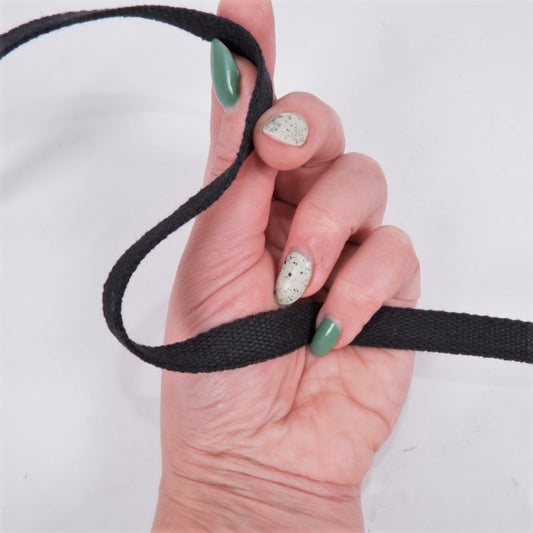 DORIS - Heavy Duty Woven Webbing Tape - Trim - Black - 1956G