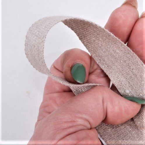 AMY - Woven Webbing Tape - Trim - Natur - 1959G