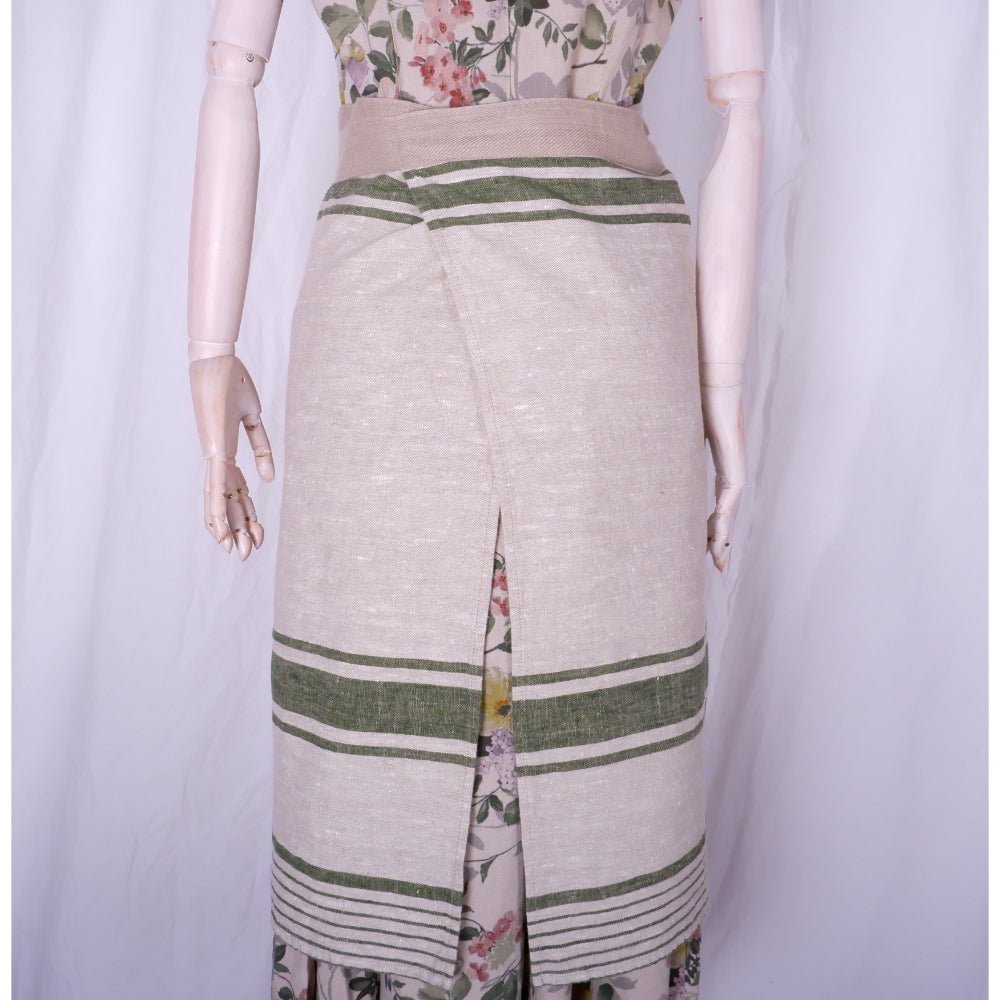 Natural - Village green - Waist apron