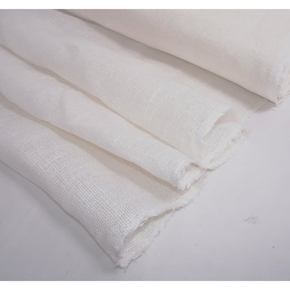 Extra heavy Sheer linen fabric -  offwhite - regular - 991SH