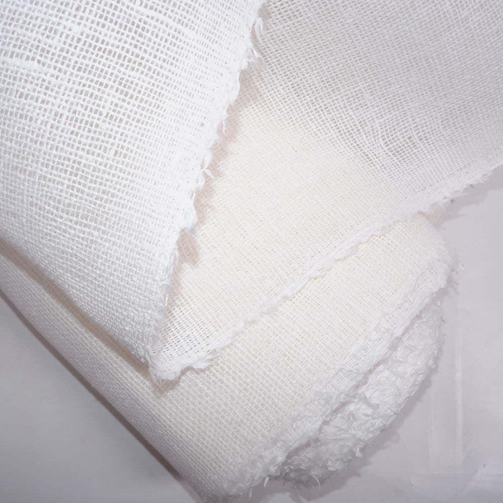 Extra heavy Sheer linen fabric -  offwhite - regular - 991SH
