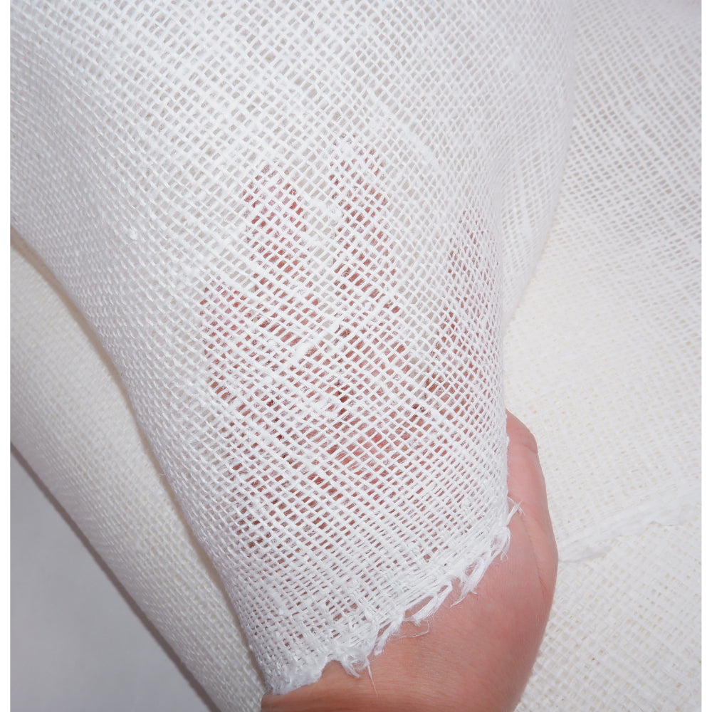 Extra heavy Sheer linen fabric -  offwhite - regular - 991SH