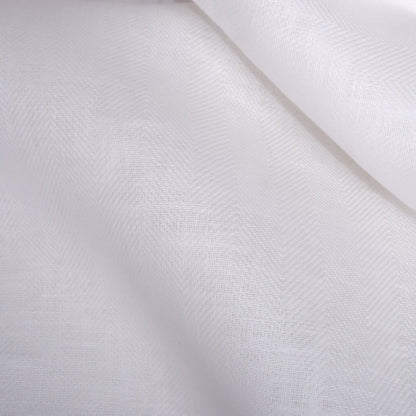Herringbone - offwhite - Heavy linen fabric - T006H