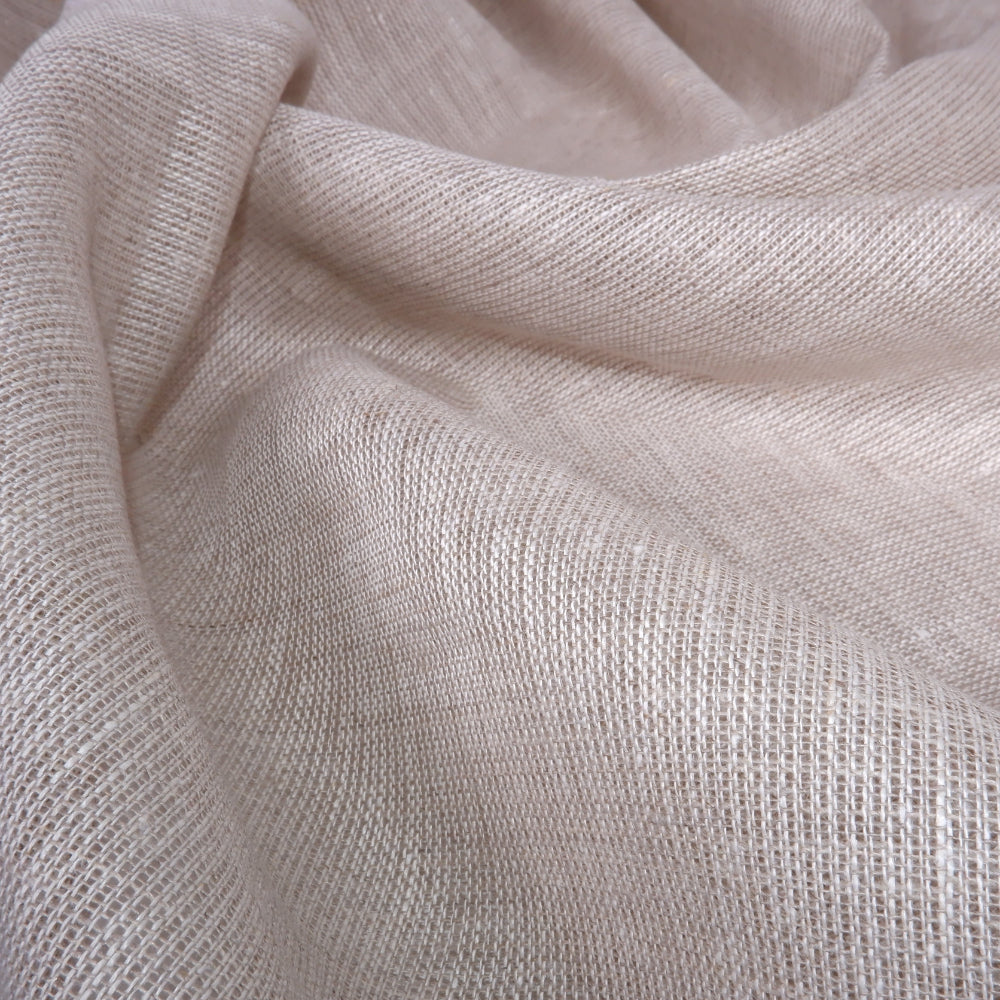 Natur melange - medium sheer linen fabric - T012M