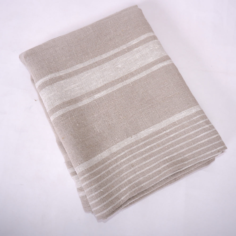 Village Black - linen blanket