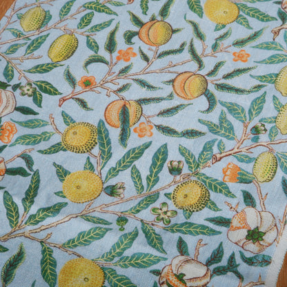 William morris Pomegranate 100% LINEN Art and crafts Fabric, William Morris 200gsm flax linen fabric Strawberry thief Willow