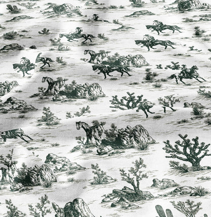 100% LINEN Fabric Cowboy in desert cactus - linen Fabric by the Yard by LithuanianLinen for upholstery dressmaking curtains home textile