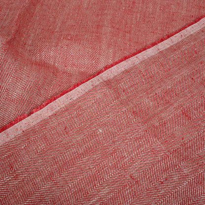 Herringbone - Grey&natural - Heavy linen fabric - T017H