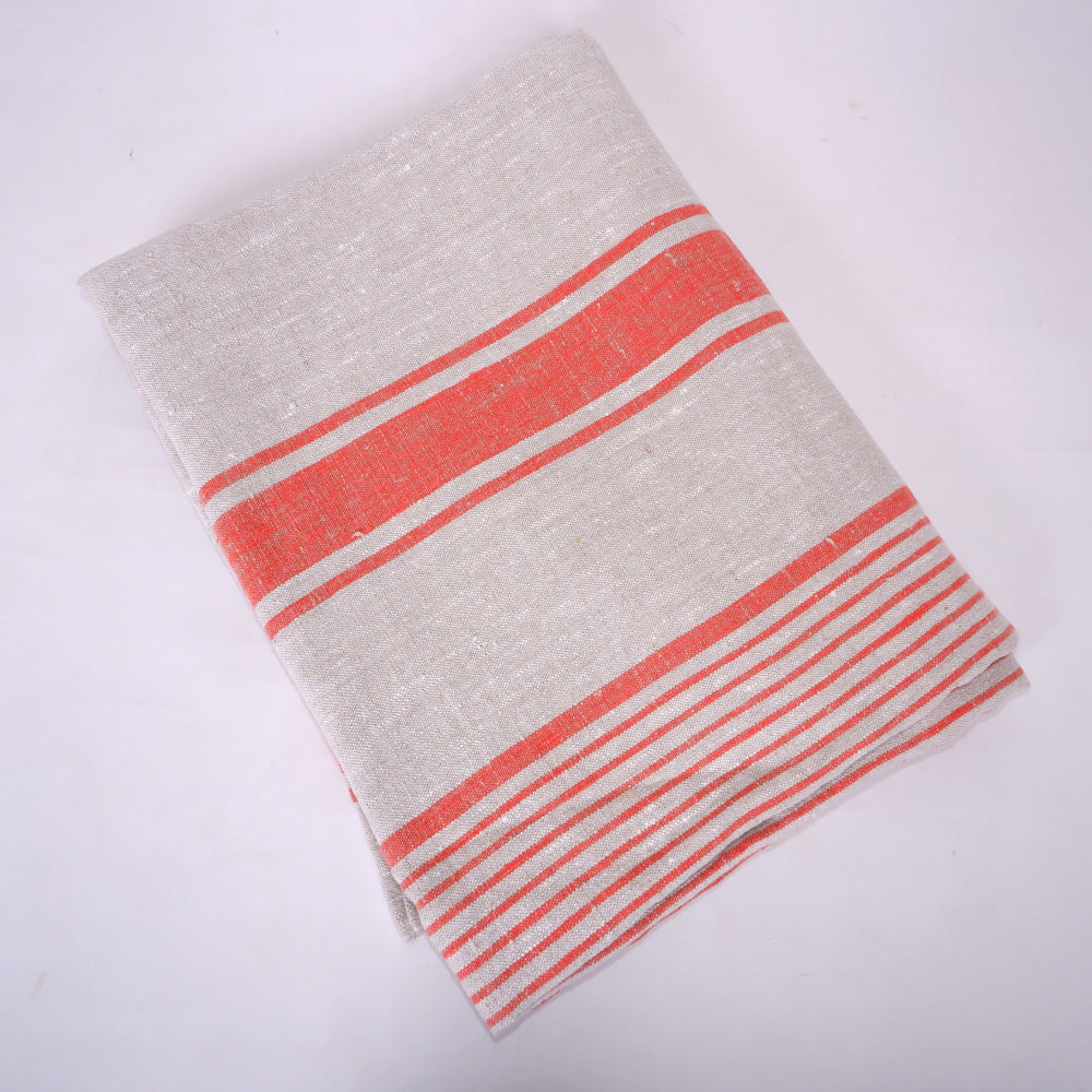 Village green- linen blanket