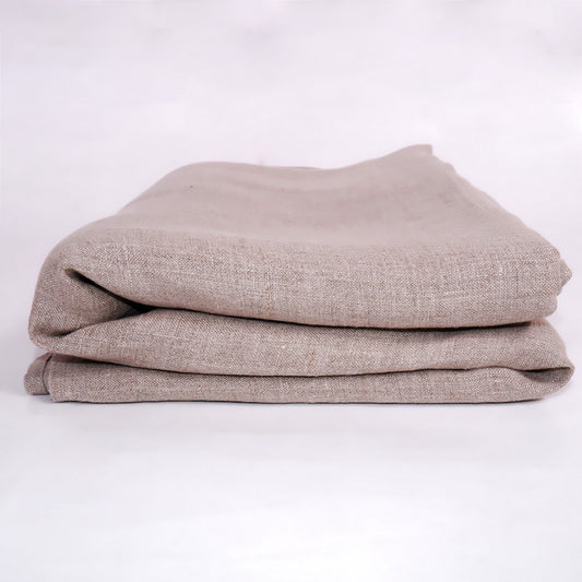 Natural linen - single bed sheet