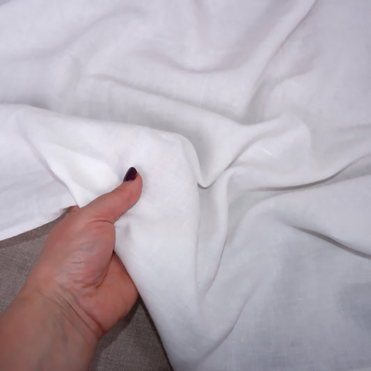 Offwhite linen - bed sheet