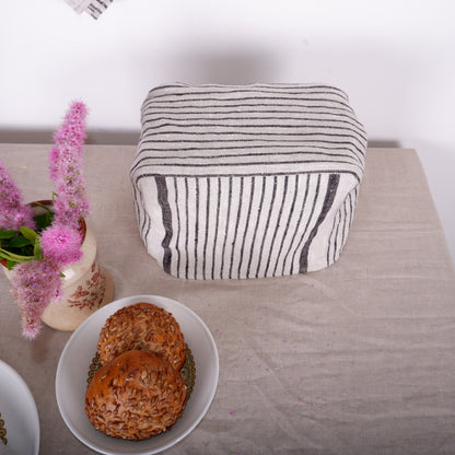 Multistripes - linen toaster cover