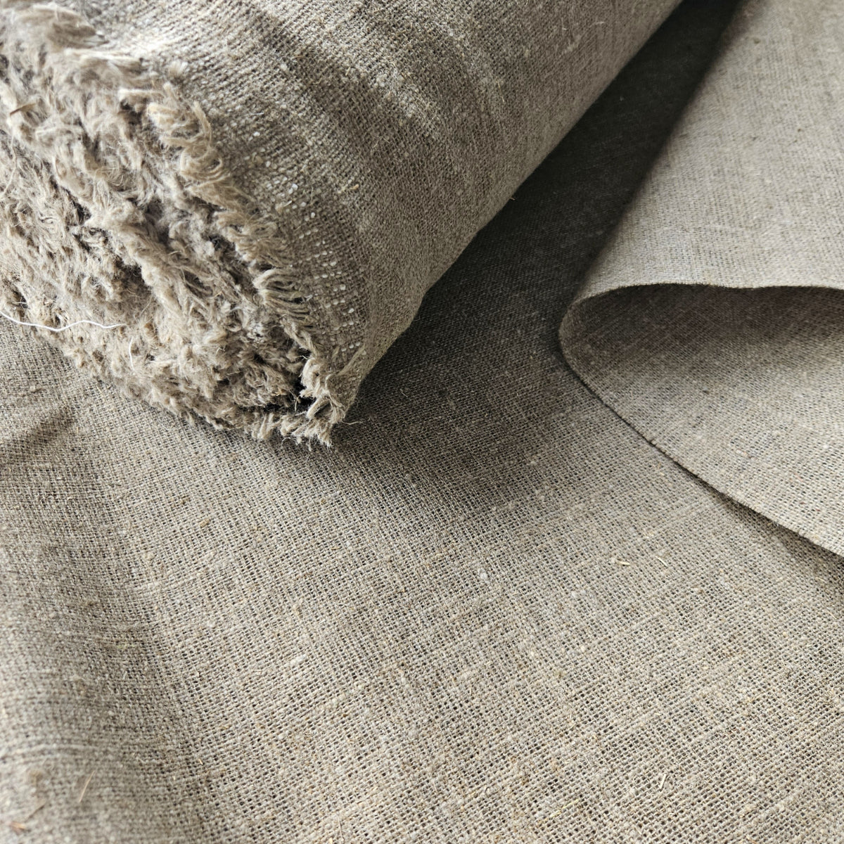 Extra heavy natural linen fabrics