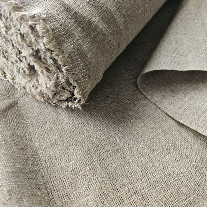 Extra heavy natural linen fabrics