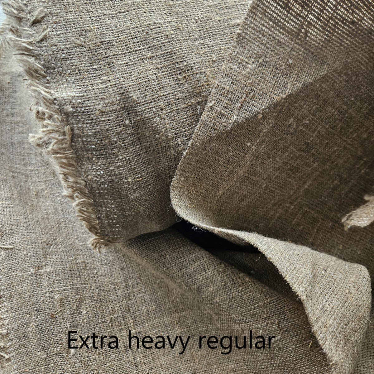 Extra heavy natural linen fabrics