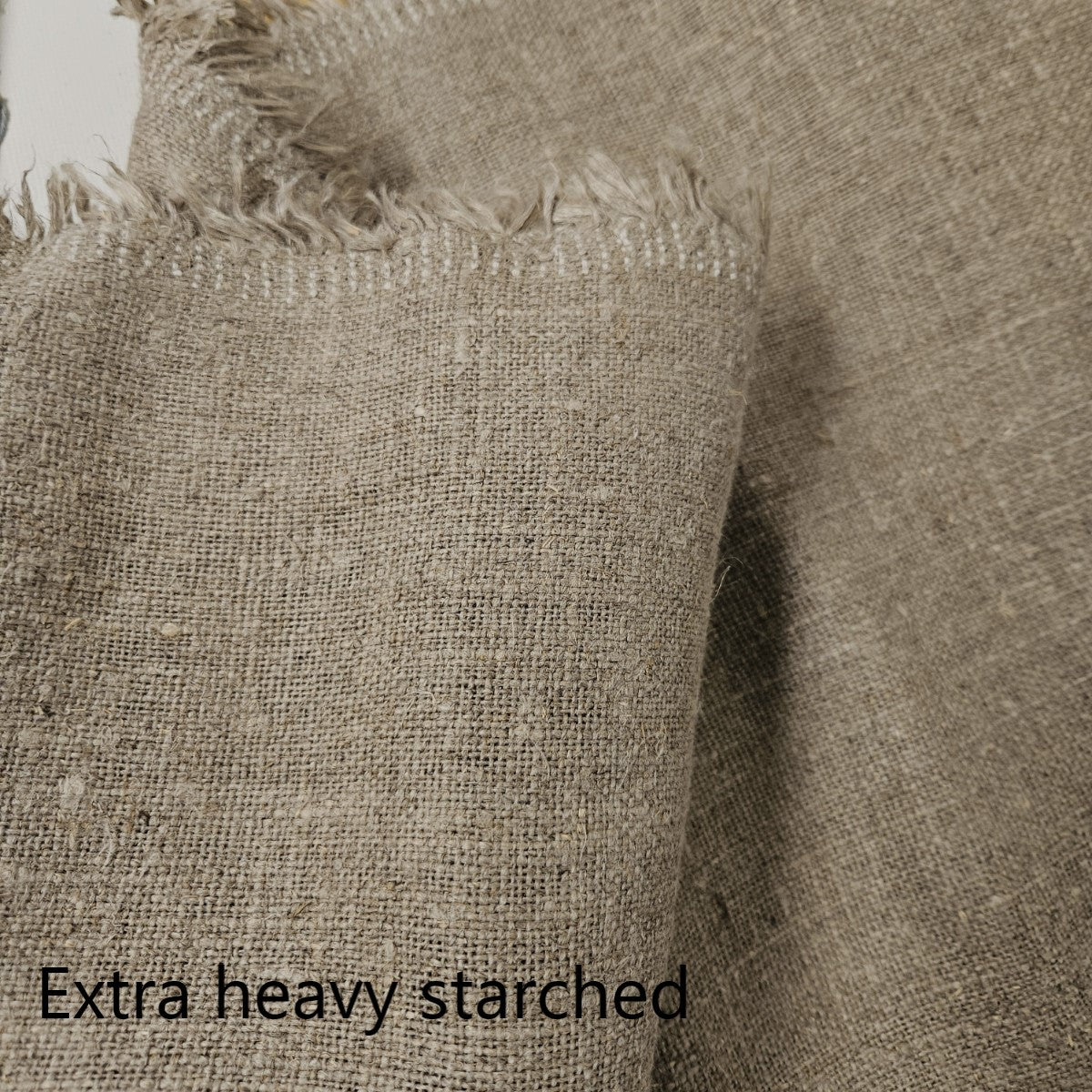 Extra heavy natural linen fabrics