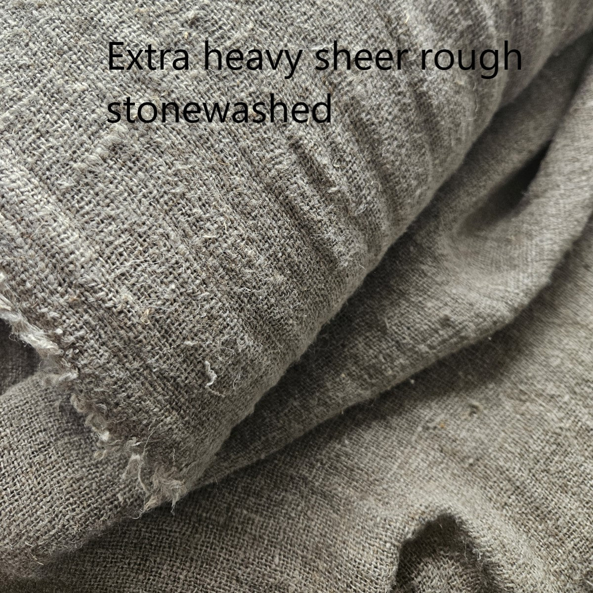 Extra heavy natural linen fabrics