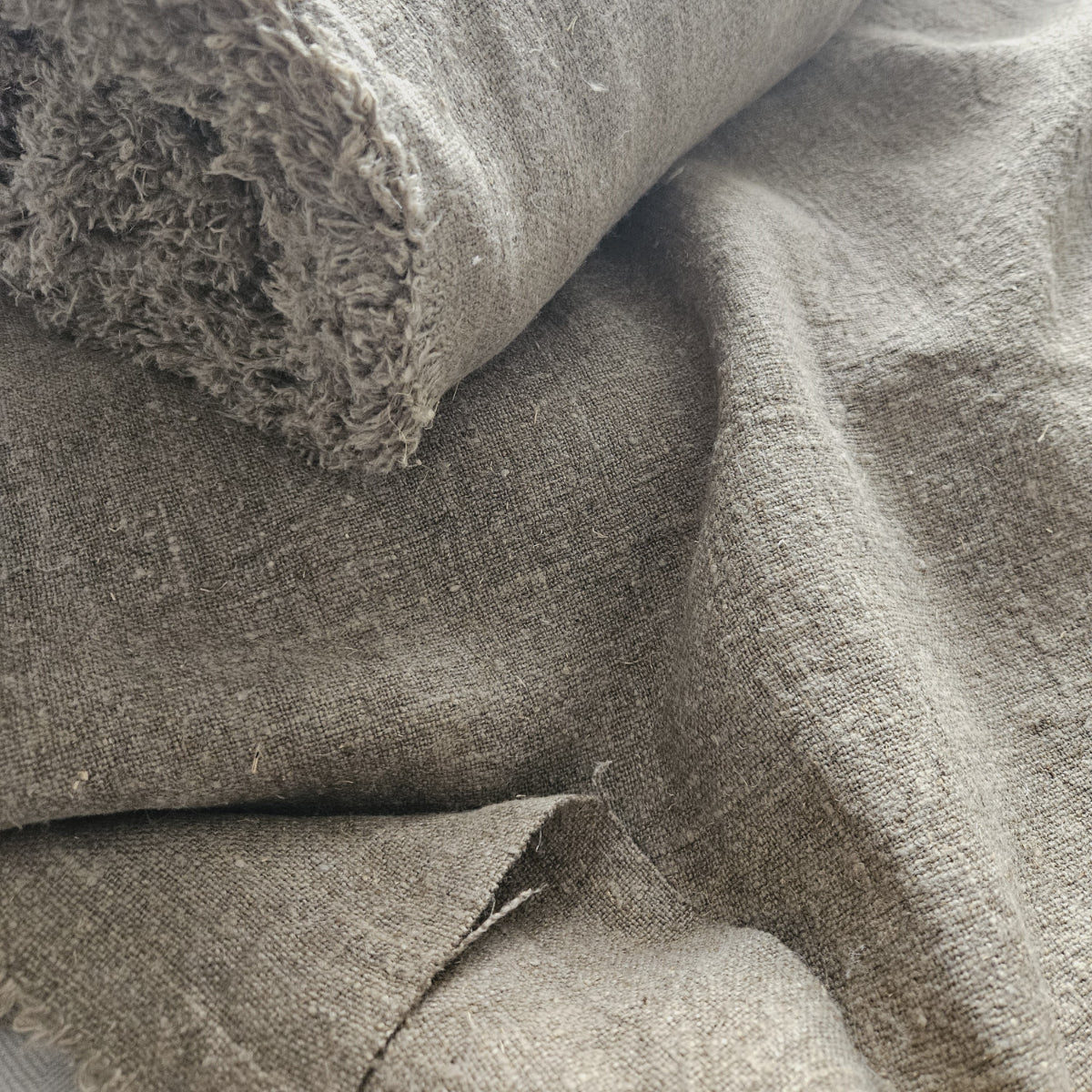 Extra heavy natural linen fabrics