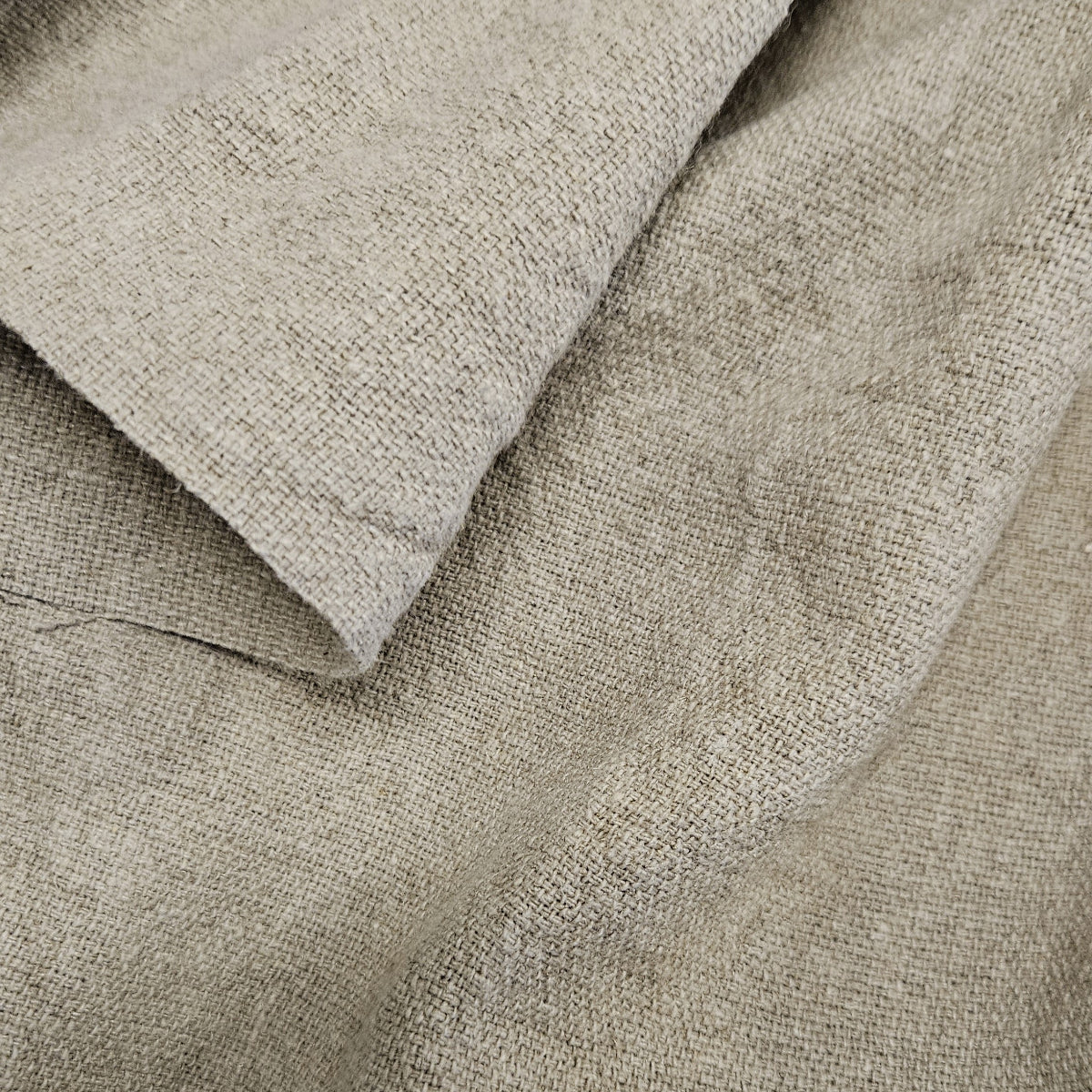 Extra heavy natural linen fabrics