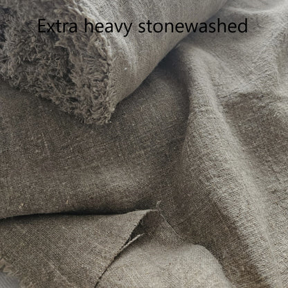 Extra heavy natural linen fabrics