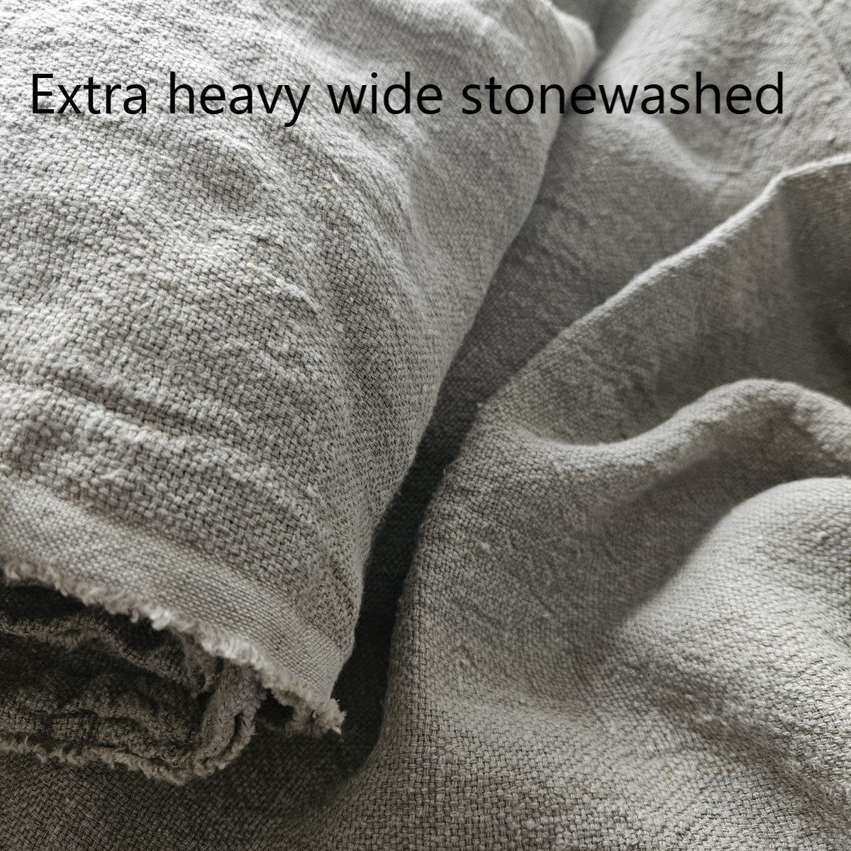 Extra heavy natural linen fabrics