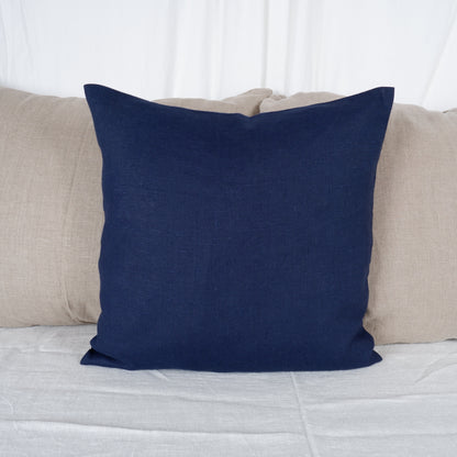 Sky blue - linen cushion cover