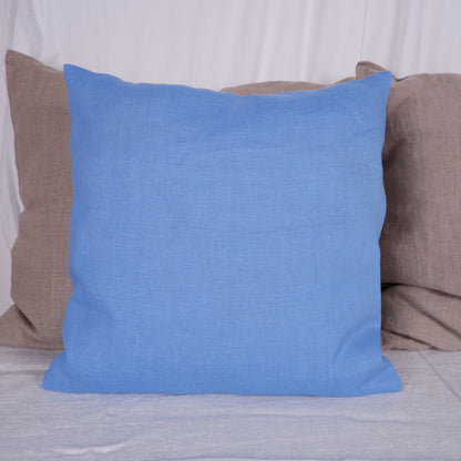 Sky blue - linen cushion cover