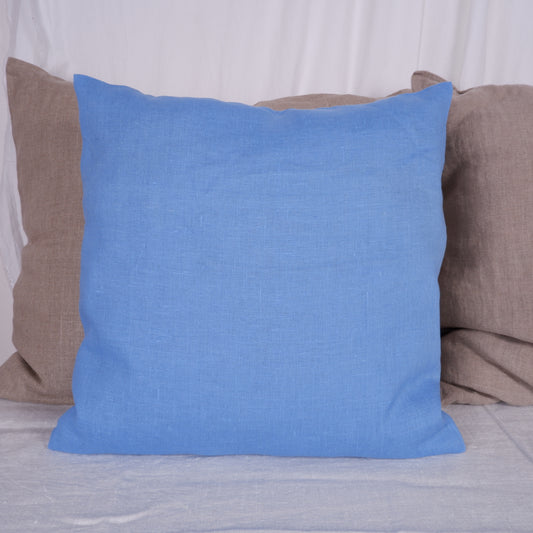 Sky blue - linen cushion cover