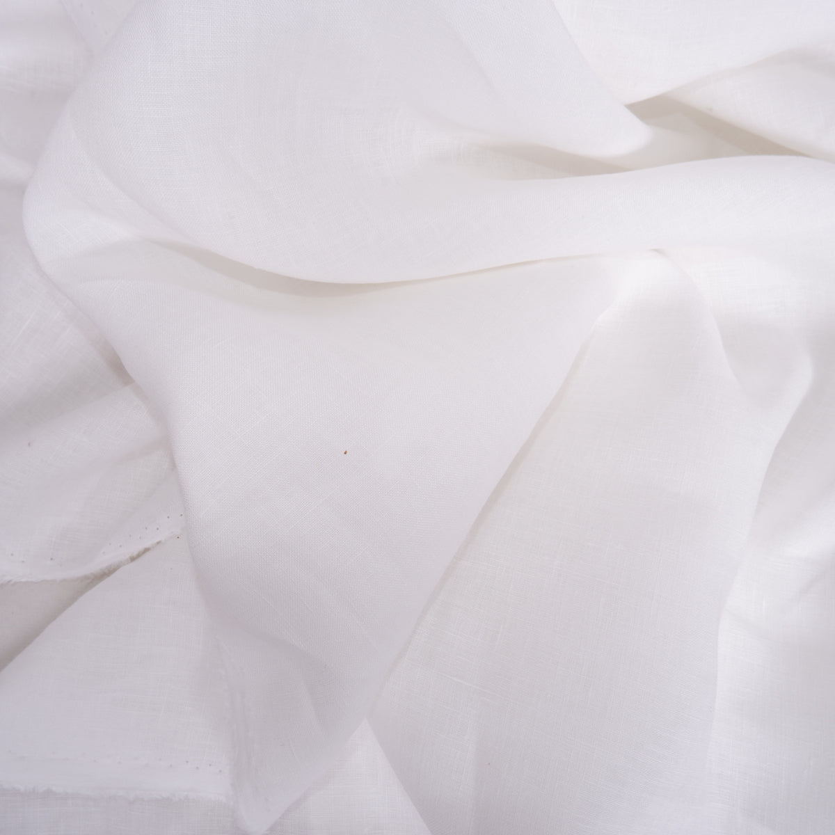 290 cm WIDE - White linen fabric - T028M