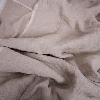 282cm WIDE - Natur linen fabric - T027M