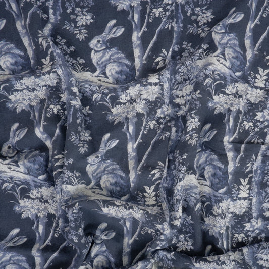 Bunny - Printed linen fabric - LL351P