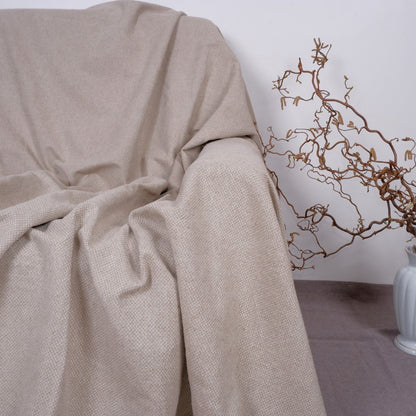 Natural linen blanket - Rice