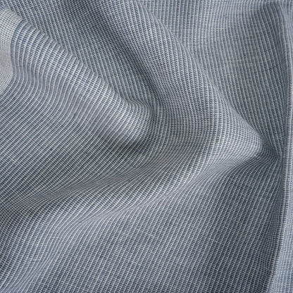 Linen fabric - greyish blue - T112