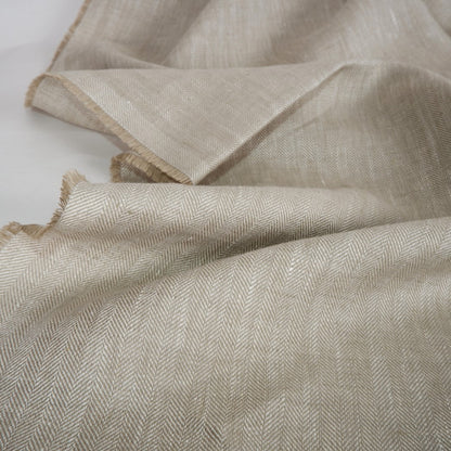 Linen fabric - Herringbone