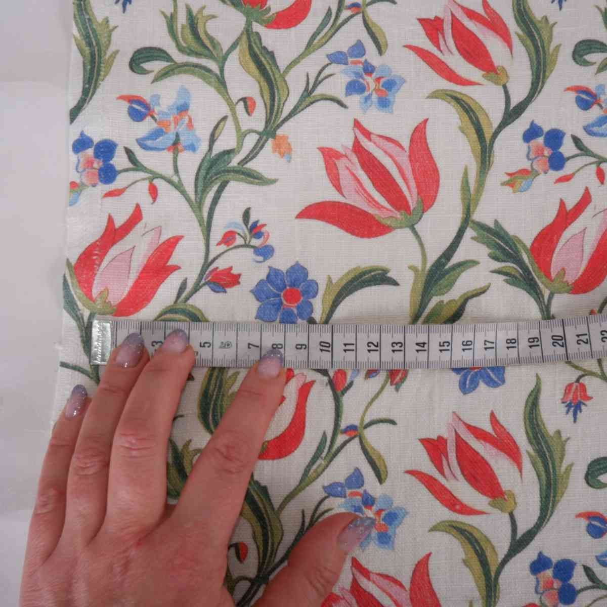 Amsterdam tulips - Printed linen fabric - LL370P
