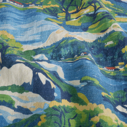 Archipelago - Printed linen fabric - LL2061P
