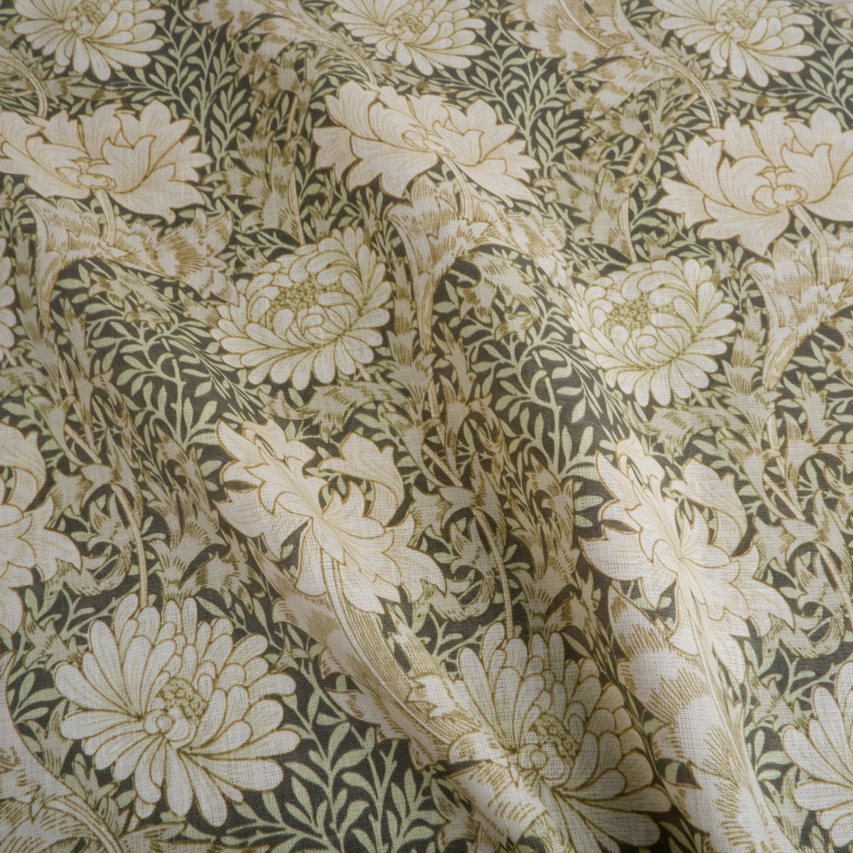 Chrisantemas - Printed linen fabric