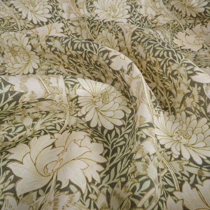 Chrisantemas - Printed linen fabric