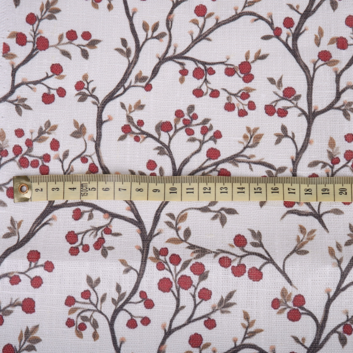 Mountain-ash - Printed linen fabric